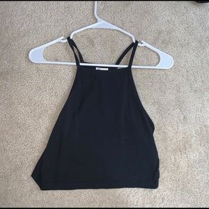 Black Boohoo Halter Top